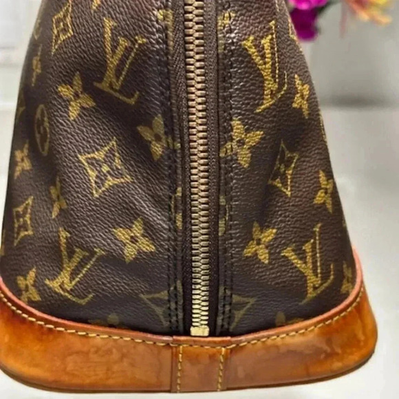 Vintage LOUIS VUITTON Monogram Alma PM Handbag Satchel Tote Bag LV EUC + COA - Picture 6 of 16